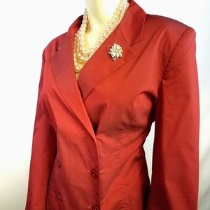 Lord & Taylor Petites Double Breast Suit Set 14P